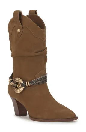 Jessica Simpson Hanie Western Boot in Safari Brown at Nordstrom, Size 8.5