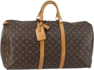 Louis Vuitton Pre-owned Weekend Bags, female, Brown, Size: ONE SIZE Pre-owned Weekend Bag