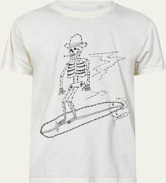 Coût de la Liberté Mens Freddie Friend of the Devil Graphic T-Shirt