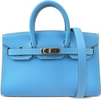 Hermès 2011 Birkin 15 two-way handbag - women - Calf Leather - One Size - Blue
