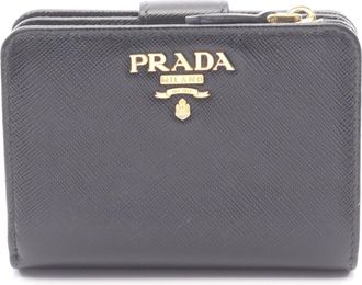 Prada Black Saffiano Wallet (Bi-Fold) (Pre-Owned)