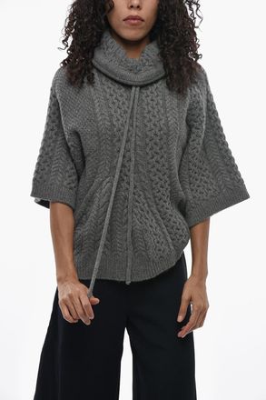 Stella McCartney Maglia a Collo Alto a Maniche Corte Stella McCartney