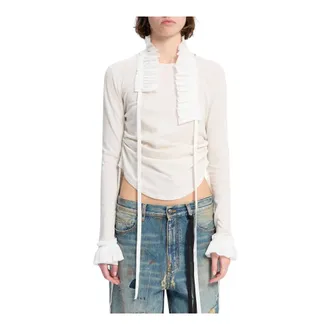Ann Demeulemeester Mujer, Camisetas, Blanco, Talla: M