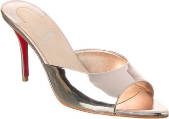 Christian Louboutin Miss Z 80 Leather Mule