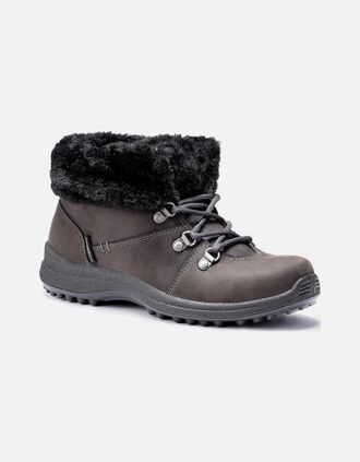 Hotter Womens Adventure Womens Waterproof Wide Fit Boots - Grey - Size: 6.5