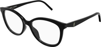 Saint Laurent Cat Eye Optisch Montuur - Dames - Brillen - Zwart - 53 MM - Accessoires