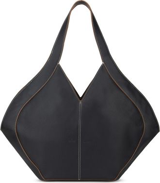 Behno Safra Pebble Leather Tote in Black at Nordstrom
