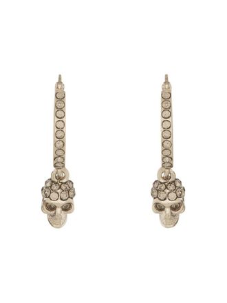 Alexander McQueen Skull Hoop Earrings