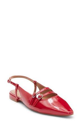 Nordstrom Rack Capris Slingback Flat in Red Rose at Nordstrom Rack, Size 5.5