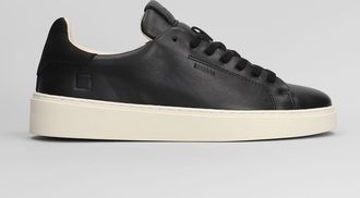 D.A.T.E. D. A.T. E. Levante Sneakers In Black Leather