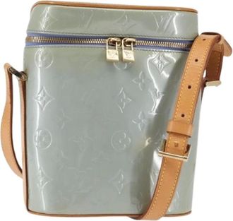 Louis Vuitton Pre-owned Cross Body Bags, female, Blue, Size: ONE SIZE Pre-owned Vintage Patent Shoulder Bag