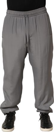 Dolce & Gabbana Mens Cotton Joggers Gray