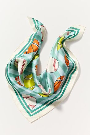 Elegancia Tropical Hats Sport Silk Scarf