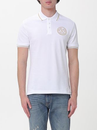 Versace Jeans Couture Polo in cotone con logo Versace Jeans Couture