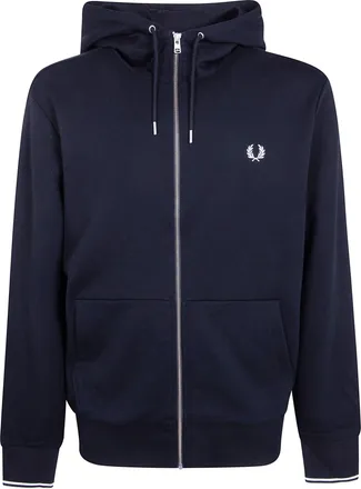 Fred Perry Fred Perry Hooded Zip Through Sweatshirt