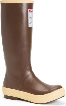 Xtratuf Unisex Salmon Sisters Latex neoprene Brown Wellington Boots - Size UK 5