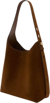 Tory Burch Womens Romy Shoulder Bag Brown Lambskin