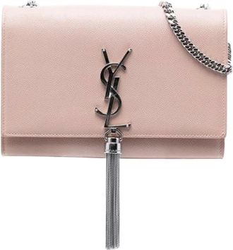 Saint Laurent Pre-owned Cross Body Bags, female, Pink, Size: ONE SIZE Pre-owned The Kate Shoulder Bag