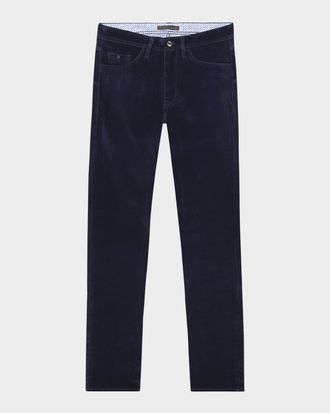 Robert Graham Men & apos;s Celestial Velvety Slim Five-Pocket Pants