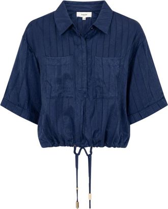 Suncoo London Blusa - Dames - Overhemden - Blauw - S - Overhemden
