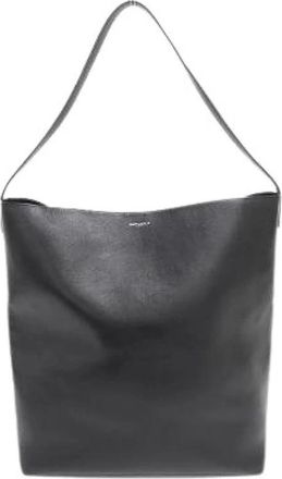 Saint Laurent Pre-owned Bold Hobo Calf Shoulder Bag - Dames - Vintage Schoudertas - Zwart - ONE Size - Leer - Vintage