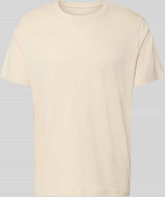 Selected Regular Fit T-Shirt aus reiner Baumwolle Modell HASPEN in Offwhite, Gr&ouml;&szlig;e XXL