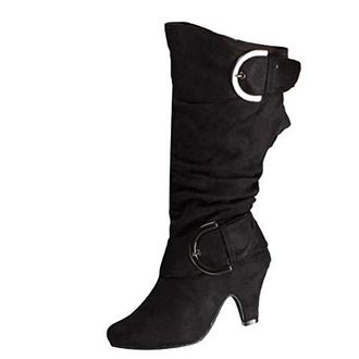Bottes Cowboy Western Vintage - Style Équitation/Moto - Sans Lacet Cuir Simili - Pour Homme