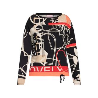 Betty Barclay Dames, Tops, Zwart, Maat: 2XL Katoen