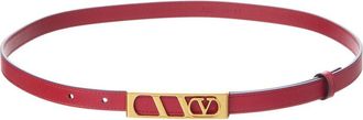 Valentino VLogo Signature Leather Belt
