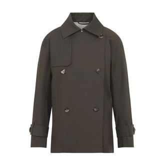 Max Mara Trench Coats, female, Green, Size: XS Zeno Trench