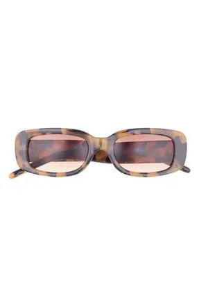 Vince Camuto 117mm Gradient Rectangular Sunglasses in Oatmeal at Nordstrom Rack