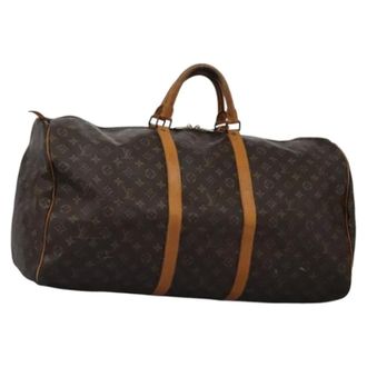 Louis Vuitton Tweedehands Canvas Louis Vuitton tassen - Dames - Pre-owned - Bruin - Maat: ONE Size Leer
