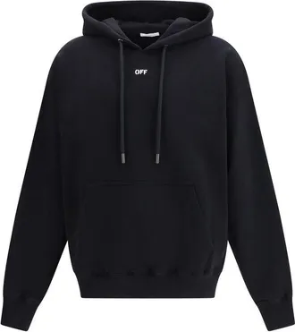 Off-white Black Cotton Mens Sweatshirt