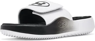 Under Armour Ignite Pro 8 Mens Sandals White/Black/White : 14 D - Medium, Rubber