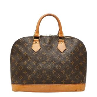 Louis Vuitton Pre-owned Alma Monogram Handtas - Dames - Pre-owned - Bruin - Maat: ONE Size Leer
