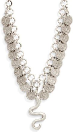 CHILD OF WILD Shahmaran Statement Collar Necklace in Silver at Nordstrom