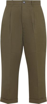 Ami Green Oversized Fit Pants