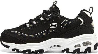 Skechers (WMNS) Skechers Dlites 1.0 Sneakers Black 896180-BKW
