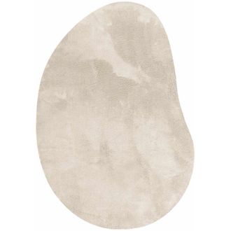 vidaXL Rug Folding Beige 100 x 200 cm Polyester Vidaxl