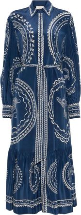 Alemais Abito midi Ocean - Blu