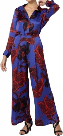 Cleobella Holden Trouser In La Rouge Print