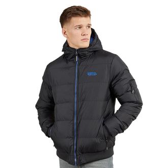 Henleys Heren Thinker Puffer Jacket (Zwart)