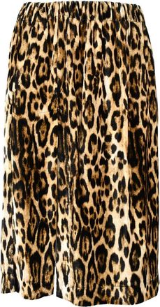 Sleep No More Midi Skirt with Captivating Leopard Print