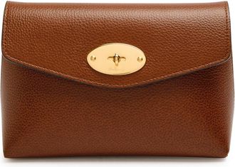 Mulberry Darley Grained Leather Pouch - Tan - One Size