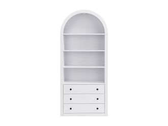 VENTE-UNIQUE.COM Librer&iacute;a madera blanco