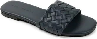 Yosi Samra Nathalie Slide Sandal in Navy at Nordstrom, Size 6