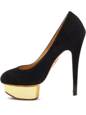 Charlotte Olympia 140mm dolly-platform pumps - Black