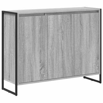 vidaXL Armario Auxiliar Gris Sonoma 96,5 X 30 X 75 Cm Vidaxl