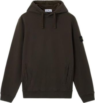 Stone Island Brown Regular Solid Hoodie