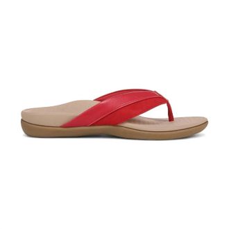 Vionic Womens Shore Sandal In Fruit Punch Suede